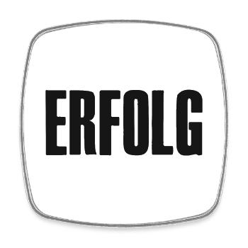 Success Saying for Founder Entrepreneur Startup - Square fridge magnet - white - Front