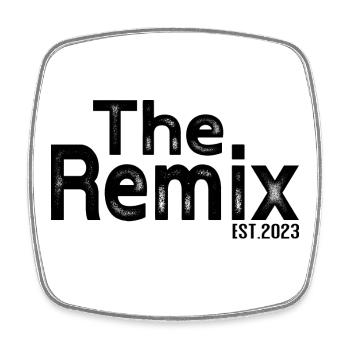 Der Remix Est. 2023 – Lustiges Kinder Design - Viereckiger Kühlschrankmagnet - Weiß - Vorne