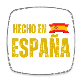 Made in Spain, Spanish pride - Square fridge magnet - white - Front