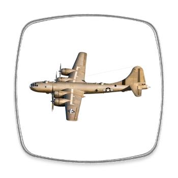 B-29 Superfortress - Square fridge magnet - white - Front