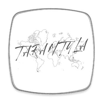 Hidden beauty of nature - Square fridge magnet - white - Front