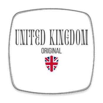 British pride, British patriot - Square fridge magnet - white - Front