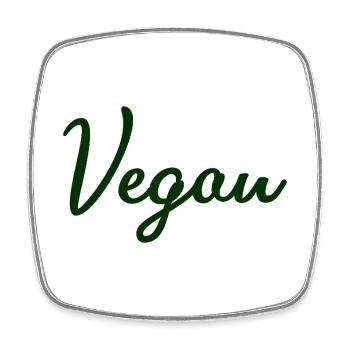 Vegan - Veganerin - Veganer - Square fridge magnet - white - Front