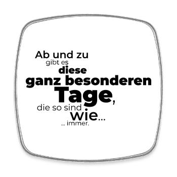 special days - Square fridge magnet - white - Front