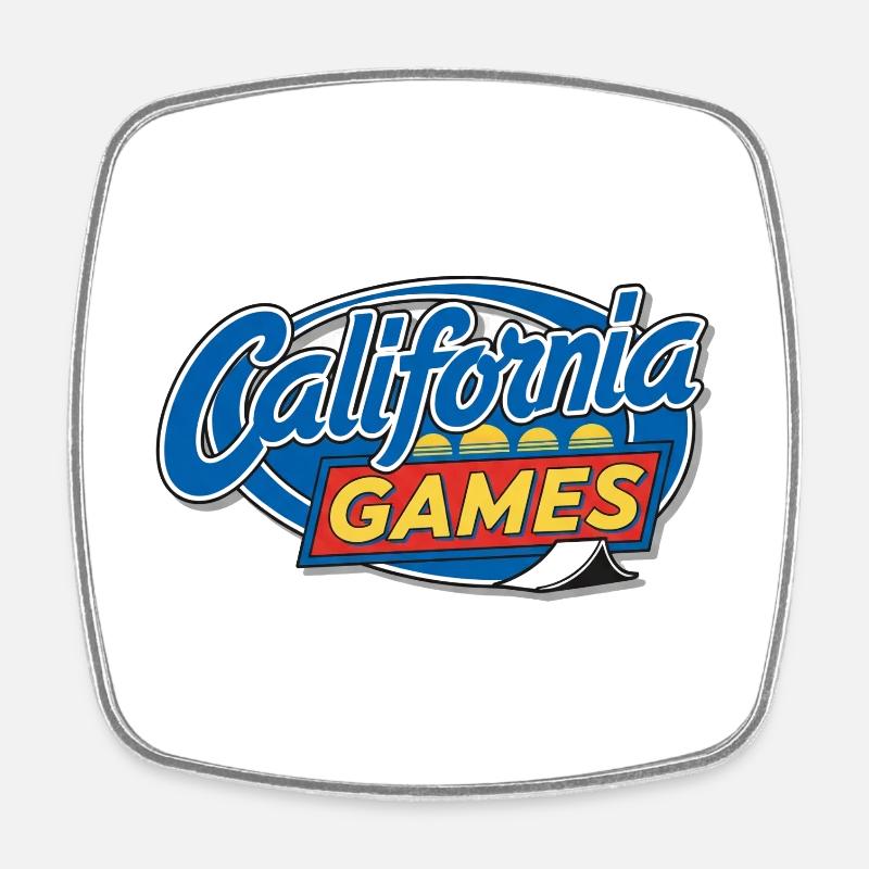 CaliGames - Magnet carré - blanc