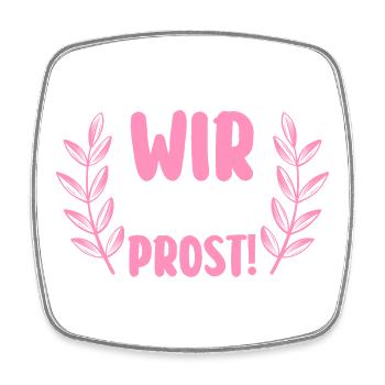 Bachelor Party Team Bride Hen Party - Square fridge magnet - white - Front