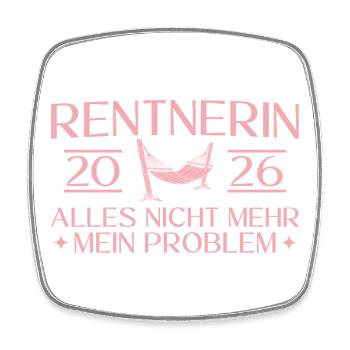 Pensioner 2026 - Colleague Farewell Pension - Square fridge magnet - white - Front