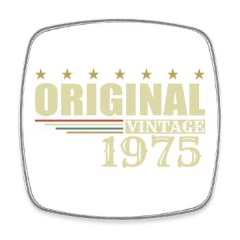 1975 Geburtstag 1975 - Viereckiger Kühlschrankmagnet - Weiß - Vorne