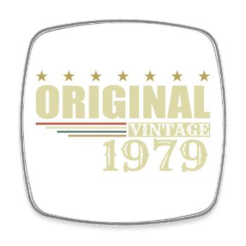 1979 Geburtstag 1979 - Viereckiger Kühlschrankmagnet - Weiß - Vorne