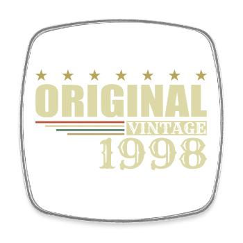 1998 Birthday - 1998 - Square fridge magnet - white - Front