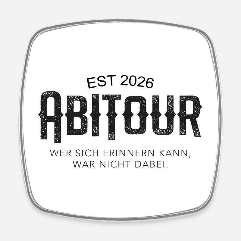 Abitour Est 2026 Reminder - Square fridge magnet - white