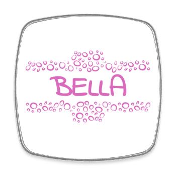 Bella - Magnet carré - blanc - Devant
