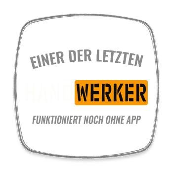 Einer der letzten Handwerker  - Viereckiger Kühlschrankmagnet - Weiß - Vorne