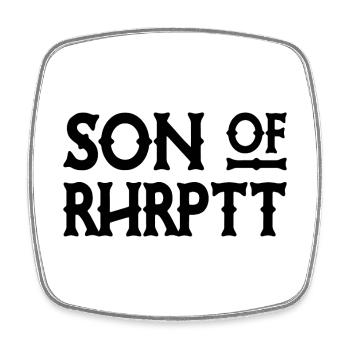 Son of Rhrptt - Ruhrpott - Zeche - Zollverein - Square fridge magnet - white - Front