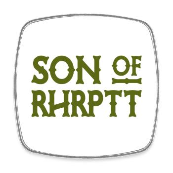 Son of Rhrptt - Ruhrpott - Zeche - Zollverein - Square fridge magnet - white - Front