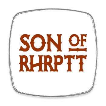 Son of Rhrptt - Ruhrpott - Zeche - Zollverein - Square fridge magnet - white - Front