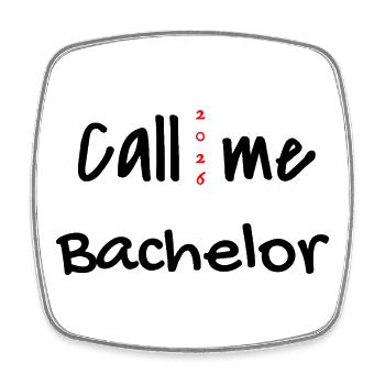 Bachelor's Degree Graduation 2026 - Square fridge magnet - white - Front