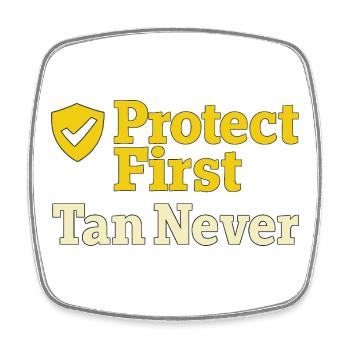 Spf Culture Identity Skin Care Humor - Square fridge magnet - white - Front