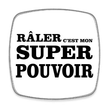 Complaining is my SUPERPOWER - Square fridge magnet - white - Front