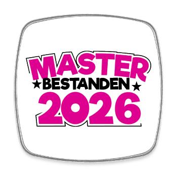 Master 2026 Graduation Graduation - Square fridge magnet - white - Front