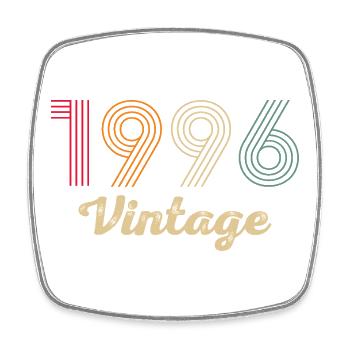 1996 Vintage Rétro Cadeau D'anniversaire - Magnet carré - blanc - Devant