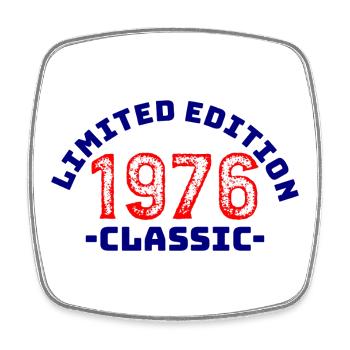 Limited Edition 1976 Classic Tee - Viereckiger Kühlschrankmagnet - Weiß - Vorne