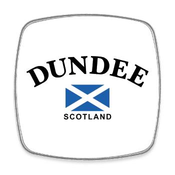 Dundee, Écosse - Magnet carré - blanc - Devant