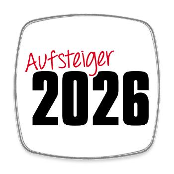 Promoted 2026 Promotion - Square fridge magnet - white - Front