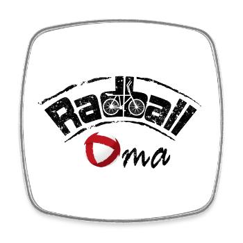 Cycling, Cycleball, Indoor Cycling, Grandma - Square fridge magnet - white - Front