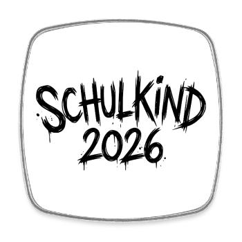 Schoolchild 2026 - Square fridge magnet - white - Front