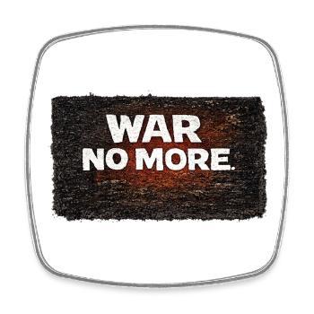 War No More – Sticker Peace & Humanity - Square fridge magnet - white - Front