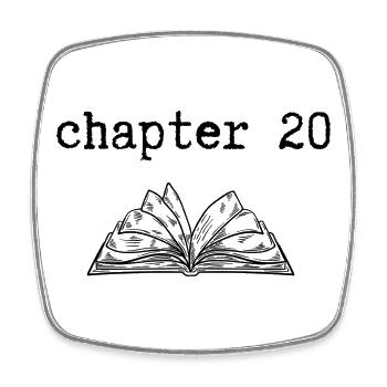 chapter 20 Birthday - Square fridge magnet - white - Front