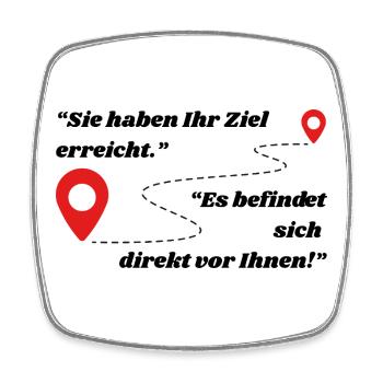 Pfad der Entdeckung: Lerne Neues kennen!  - Viereckiger Kühlschrankmagnet - Weiß - Vorne