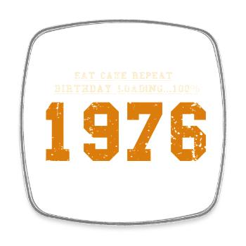 Anniversaire 50 ans Original 1976 Cadeau Fête - Magnet carré - blanc - Devant
