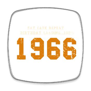 Anniversaire 60 ans Original 1966 Cadeau Fête - Magnet carré - blanc - Devant