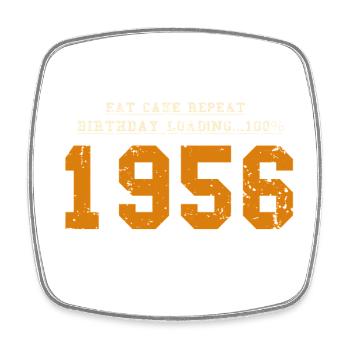 Original 70 Year Anniversary 1956 Party Gift - Square fridge magnet - white - Front