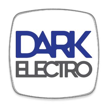 Dark Electro Industrial Beats Okkult Goth Rave - Viereckiger Kühlschrankmagnet - Weiß - Vorne