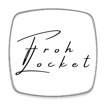 rejoice - vocabulary - forgotten words - Square fridge magnet - white - Front