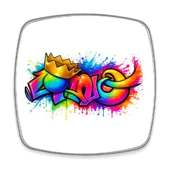 Cano - Square fridge magnet - white - Front
