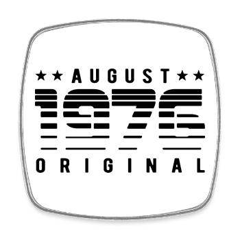 Édition Originale Limitée Août 1976 Anniversaire - Magnet carré - blanc - Devant