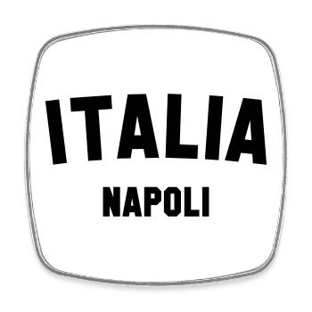 NEAPEL Napoli Italia Italy Italien - Viereckiger Kühlschrankmagnet - Weiß - Vorne