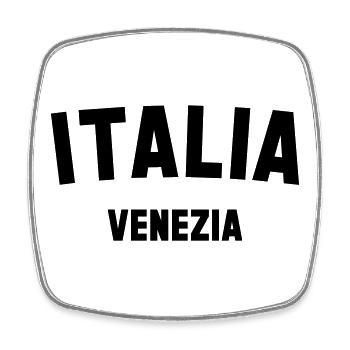 VENEDIG Venezia Italia Italy Italien - Viereckiger Kühlschrankmagnet - Weiß - Vorne
