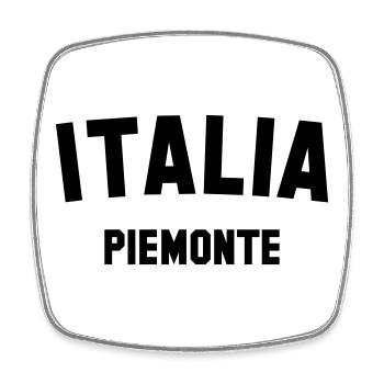 PIEMONTE Italia Piedmont Italy Italy - Square fridge magnet - white - Front