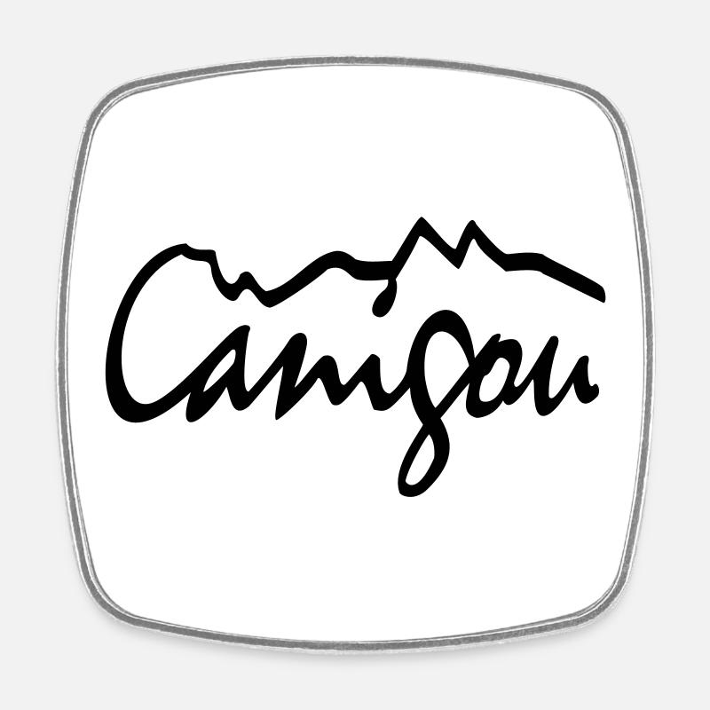 canigou - Magnet carré - blanc