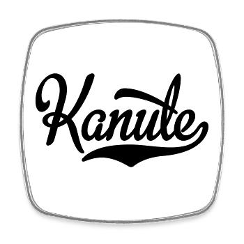 2541614 15505462 kanu - Viereckiger Kühlschrankmagnet - Weiß - Vorne