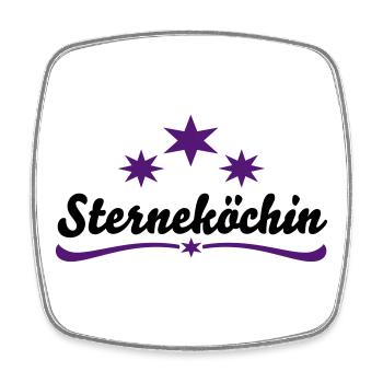 Köchin - Viereckiger Kühlschrankmagnet - Weiß - Vorne
