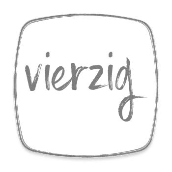 40 vierzig 40. Geburtstag Geschenk - Viereckiger Kühlschrankmagnet - Weiß - Vorne