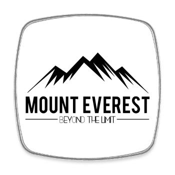 Mont Everest au-delà de la limite - Magnet carré - blanc - Devant