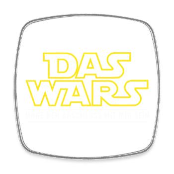 Abschluss Das Wars Möge der Abschluss mit mir sein - Viereckiger Kühlschrankmagnet - Weiß - Vorne