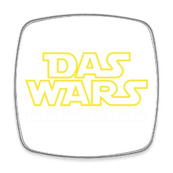 Abschluss Das wars Möge der Abschluss mit uns sein - Viereckiger Kühlschrankmagnet - Weiß - Vorne
